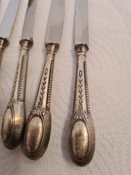 Set tacâmuri placate argint