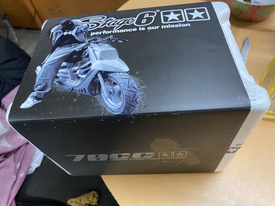 Цилиндър stage6 streetrace 70cc  и вал stage6 piaggio 50 LC