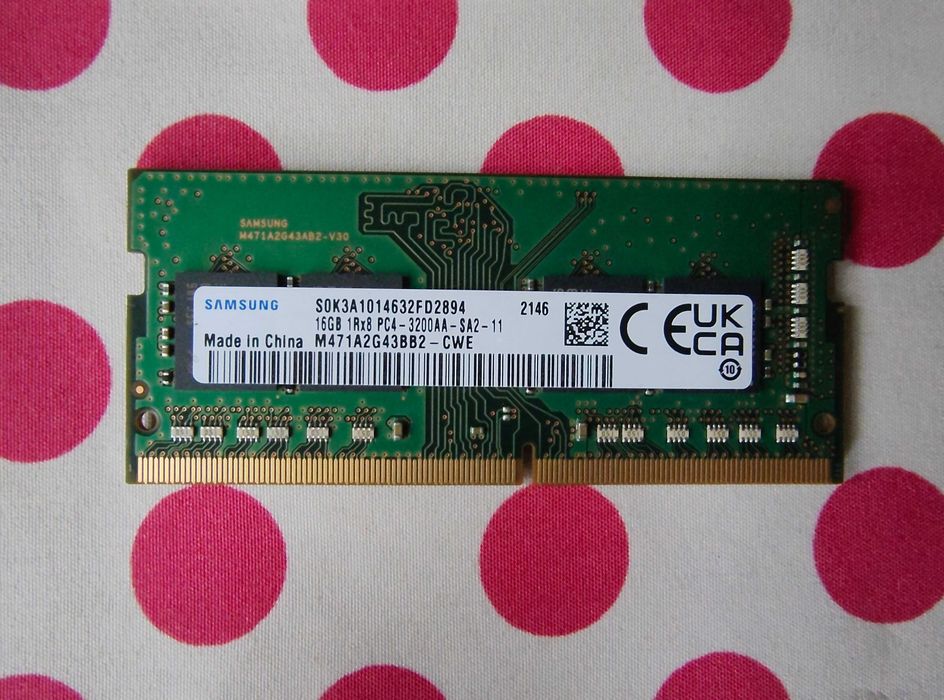Memorie Ram Samsung 16GB 3200Mhz DDR4 Laptop.