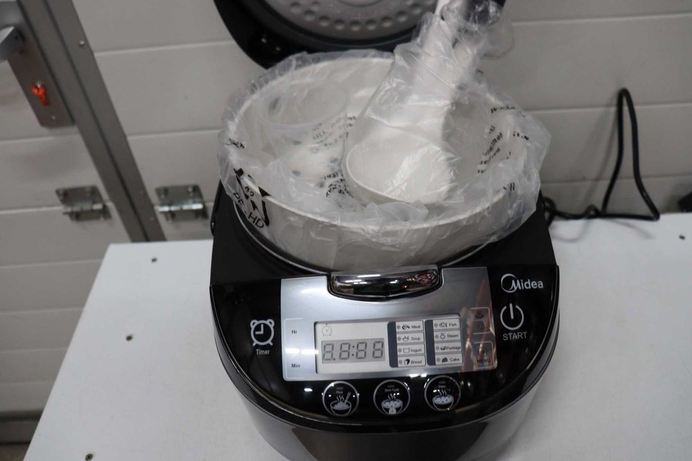 Midea Оризоварка, Бавна Готварска Печка, Мултиварка, 10 Чаши с Кошница