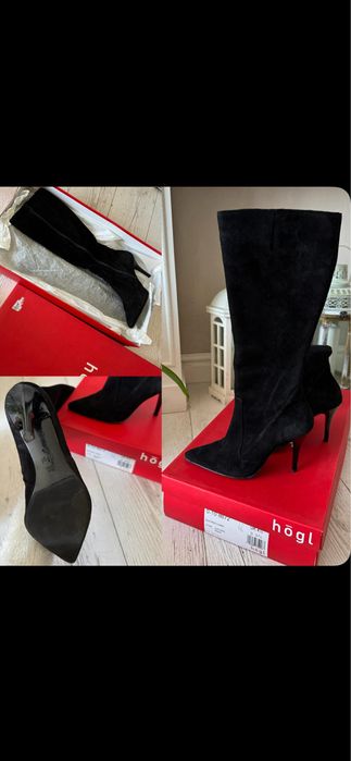 Ботуши Hogl 37,5 естествен велур