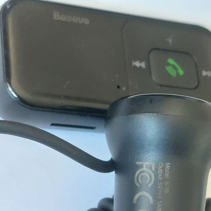 Transmiter BASEUS auto Bluetooth MP3  S-16 2 porturi USB+Bonus 2 tran