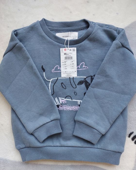 Bluza sport sweatshirt Reserved marime 98 2-3 ani