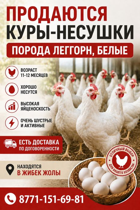 Куры несушки леггорн