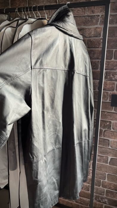 Кожаная куртка зимняя