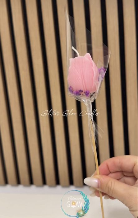Lalele floare din ceara de soia - Cadou 1 - 8 martie