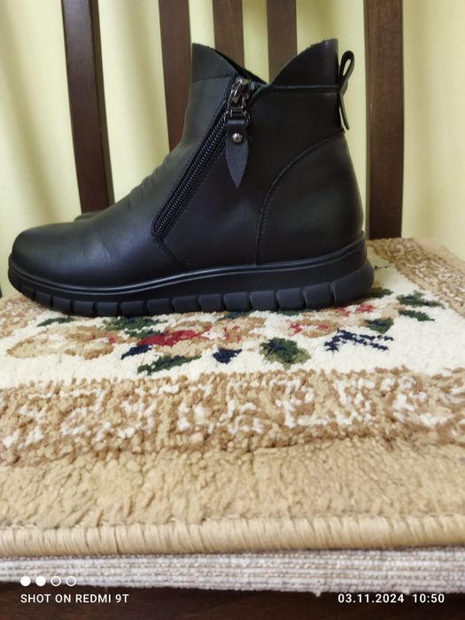 Полусапожки осенние кожа