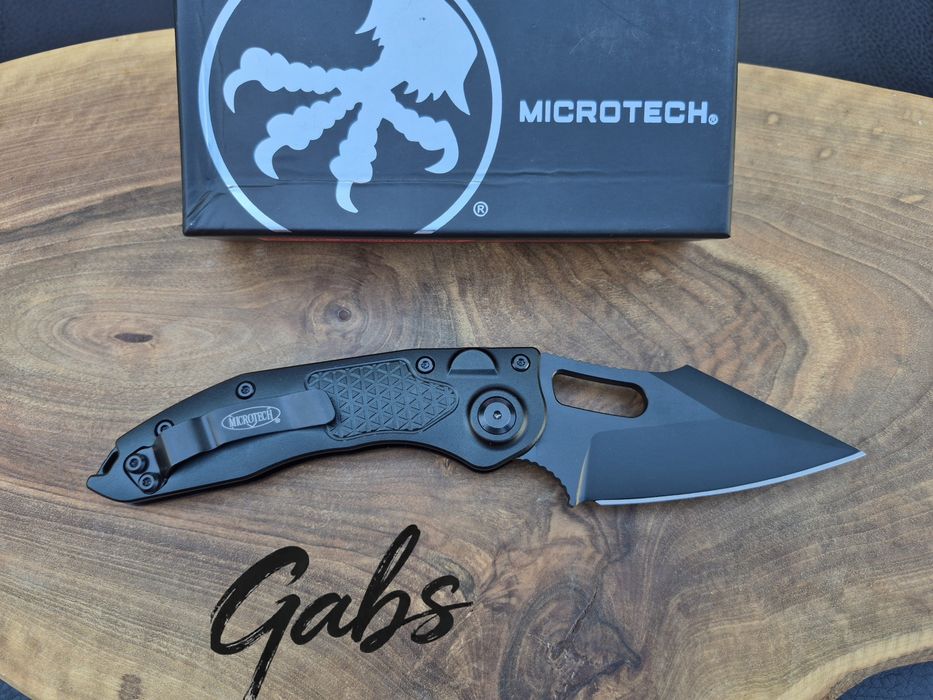 Автоматичен нож Microtech/Borka  Stitch OTS AUTO 169-1,Apocalyptic Black