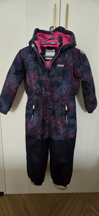 Слитный комбинезон зимний на девочку