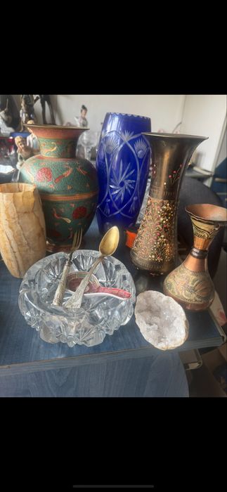 Bibelou China, scrumiera critstal gros