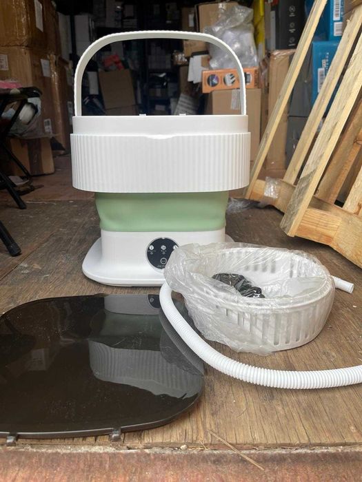 Mini mașină de spălat pliabilă 9L, camping, călătorie, mașină, rulotă