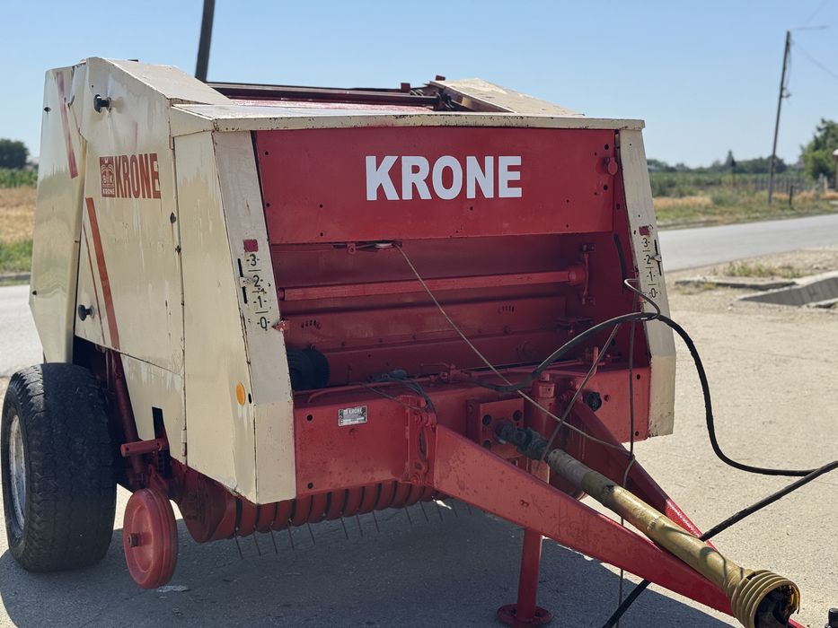 Presa Balotiera Krone Kr 125 Plasa+Ata Import Recent