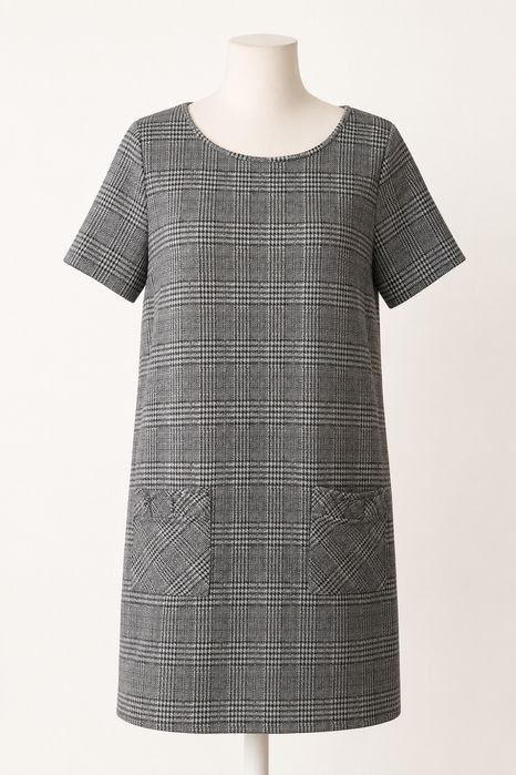 Rochie Beloved in carouri cu buzunare marimea 40/42