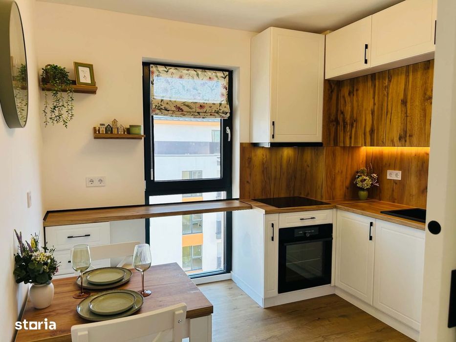2 camere premium, prima închiriere, Între Lacuri, bloc nou + parcare
