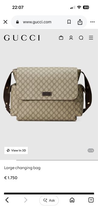 Чанта Gucci за колички Оригинална