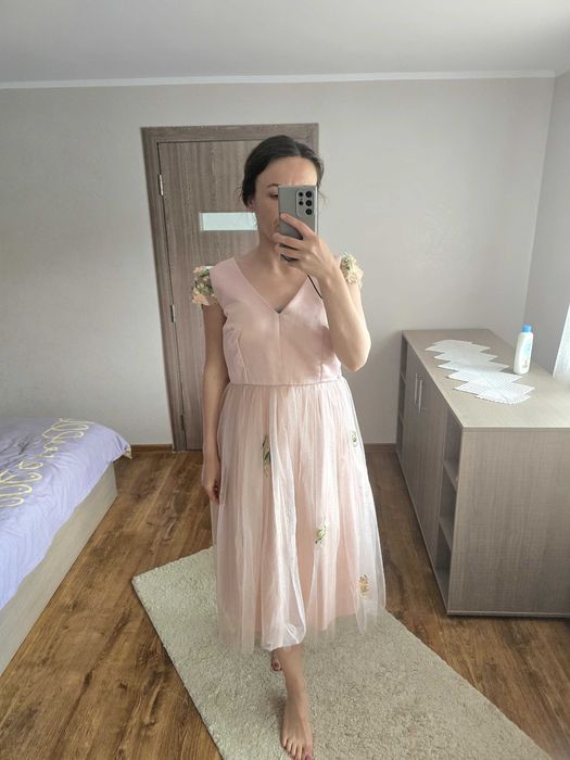 Rochie roz trandafiriu