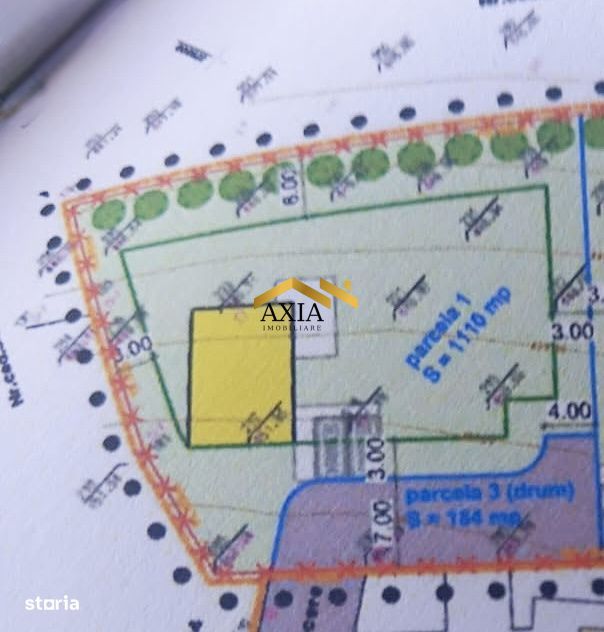 Teren constructie 1110 mp, Stolna!