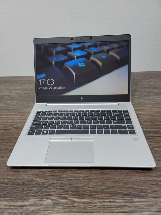 мощный 8-ядерный ноутбук Hp EliteBook 745 G6, подсветка клавиатуры,