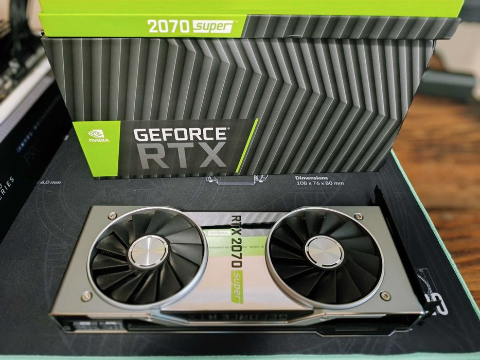 NVIDIA RTX 2070 Super Founders Edition Колекционерска карта, Гаранция!