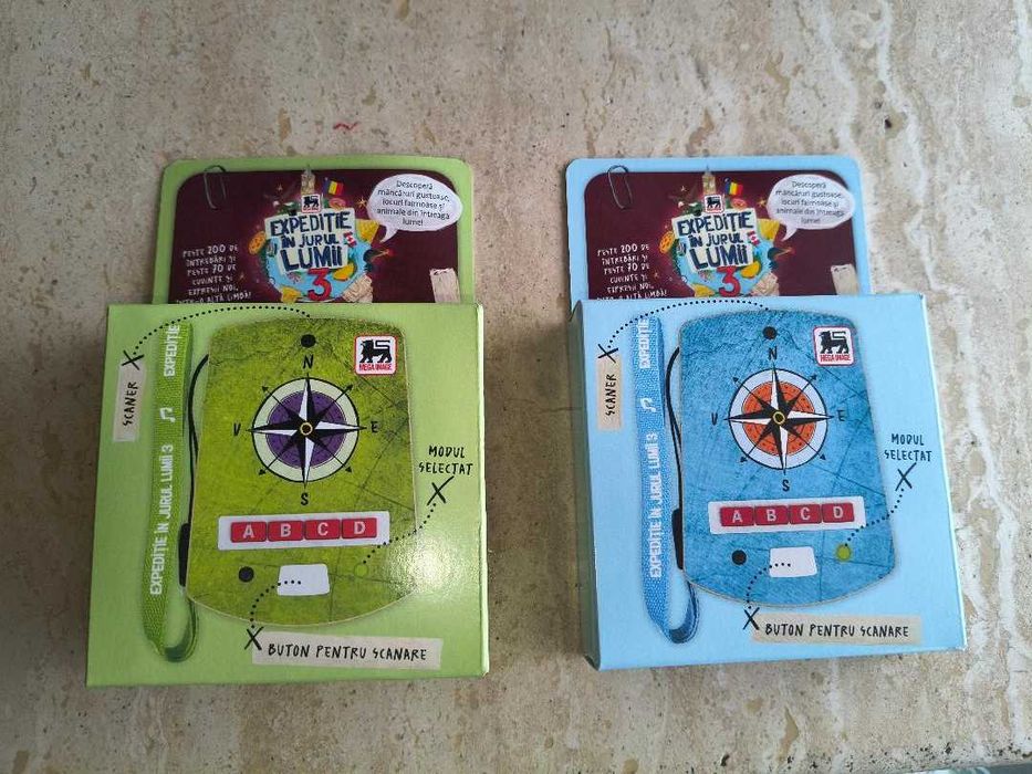 Album Expeditie 2 cu 96 cartonase + 96 cartonase Editia 1 + Boxa zoo