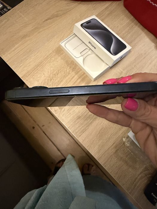 iPhone 15 Pro 128GB Blue Titanium – отлично състояние