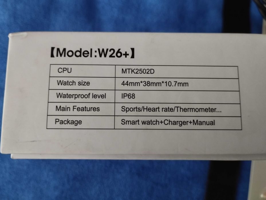 Продам смарт часы W26+