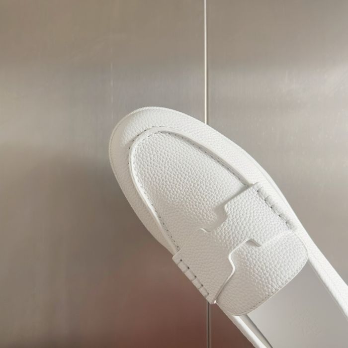 Mocasini Hermes White Originali ! Premium Luxury -Piele naturala 100% -Colectia noua