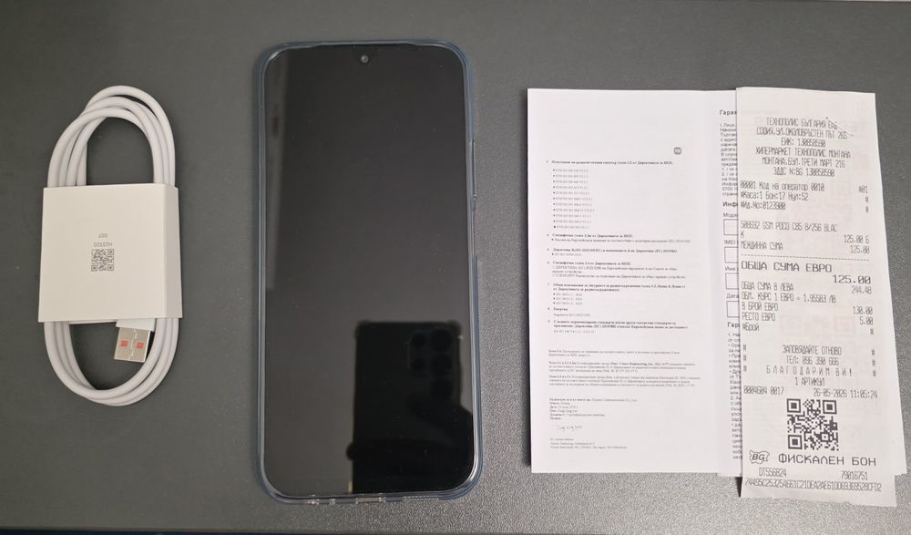 POCO C85 8GB RAM / 256 GB ЧИСТО НОВ!!!