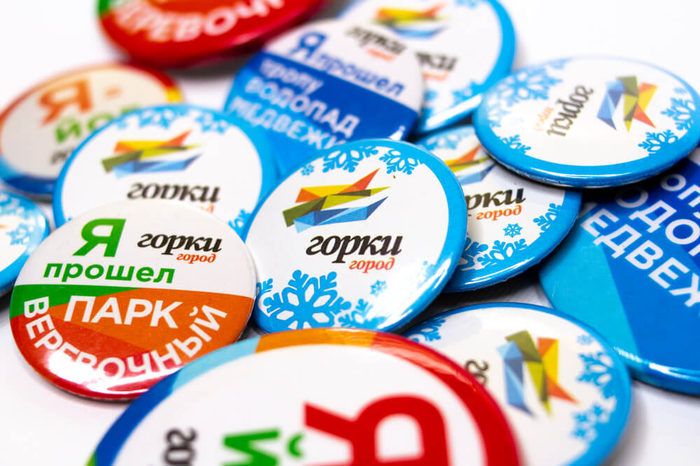 Значки с вашим логотипом