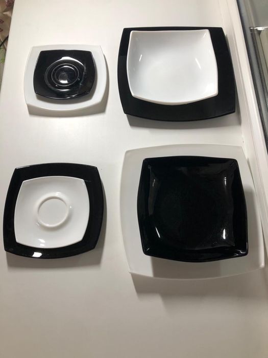 Посуда тарелки стаканы термос