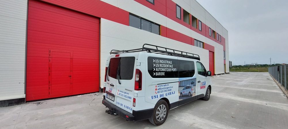 Ușa de garaj  sectionala izolata industriala începând de la 999 euro