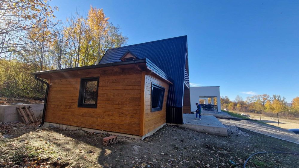 Cabane tip Aframe la cheie accept variante auto