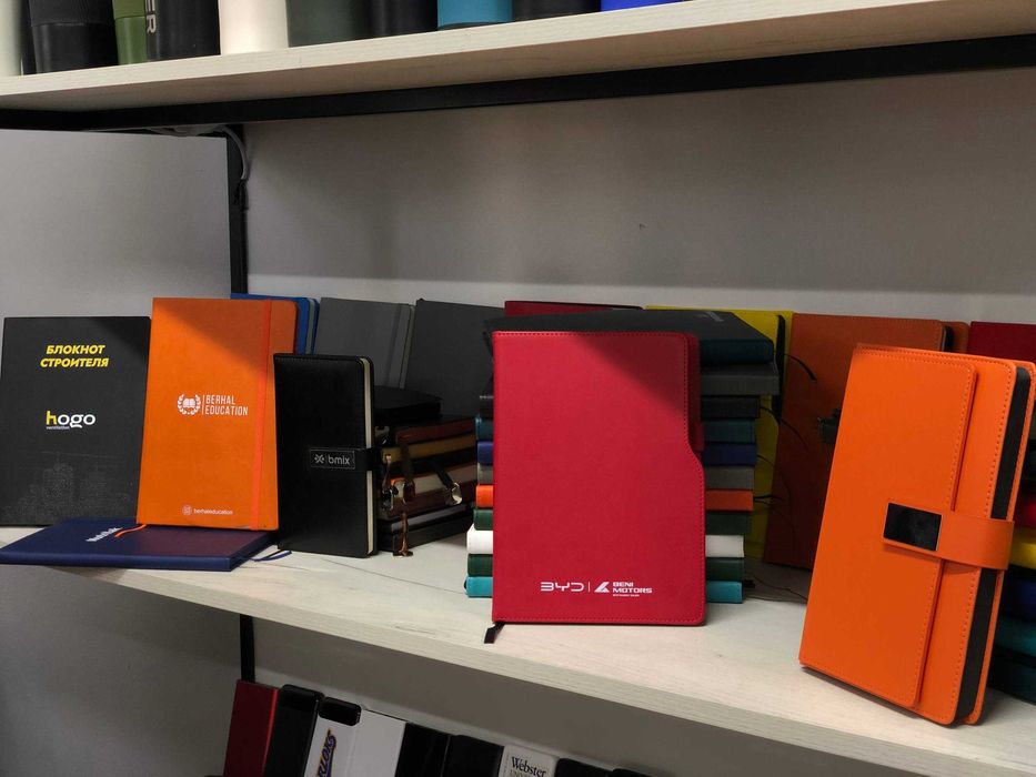 Блокноты, ежедневники с вашим брендом/логотипом