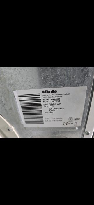 Сушилня Miele T1  9кг TMV840 WP