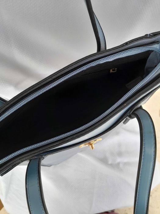 Неизползвана дамска чанта, синя