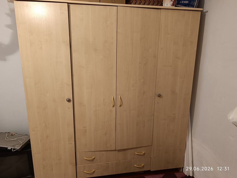 Спальный төсек шифонерімен