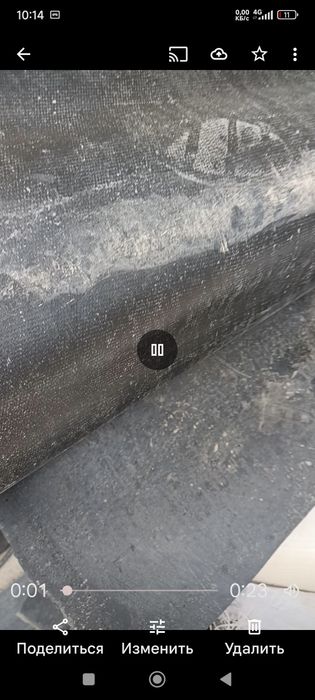 Резина сотилади эни 1 метир калинлиги03 ердан зах кутармаслик учун