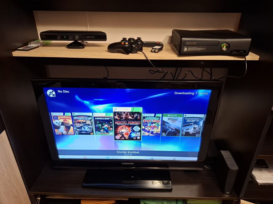 Xbox 360 modat + kinect