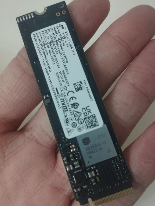 Ssd m2 512GB Nvme  pcie gen3