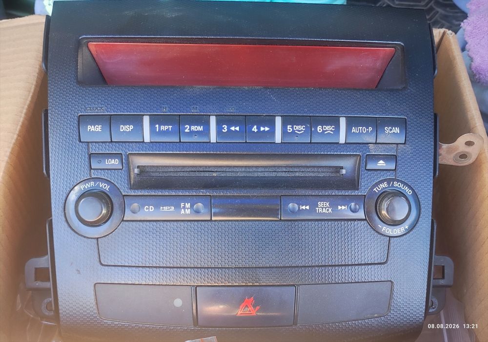 Автомагнитола штатная на outlander xl 2008г