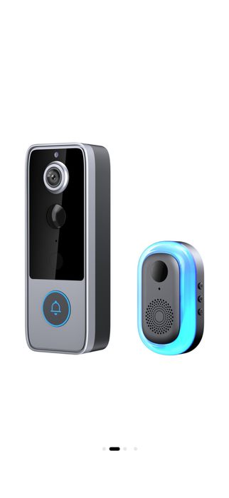Sonerie Inteligenta fara Fir pentru Securitatea Casei, Camera Video Digitala cu Sonerie PIR Wi-Fi