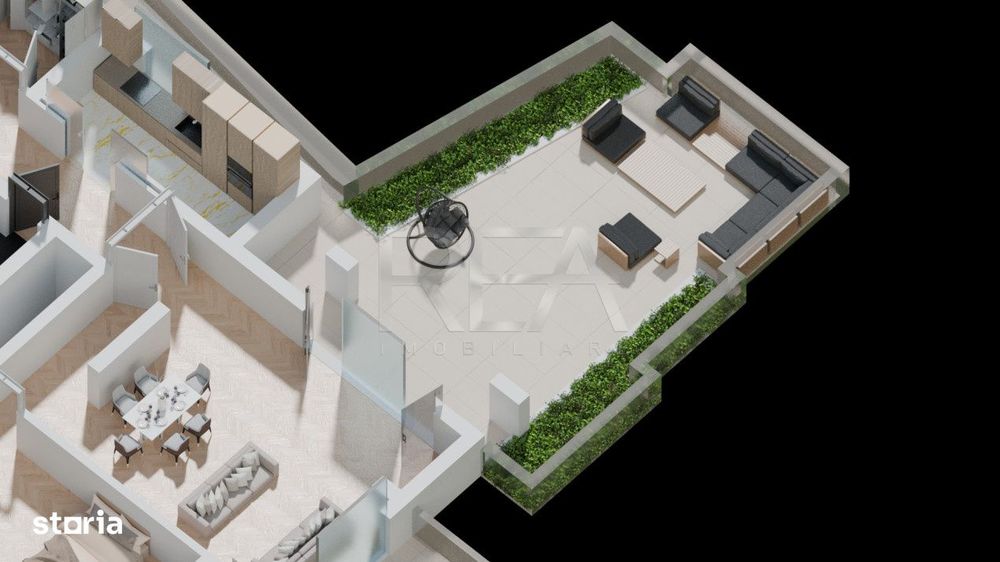 3 camere 281 mp, singur pe etaj, Mosilor - Eminescu — fotografia 1