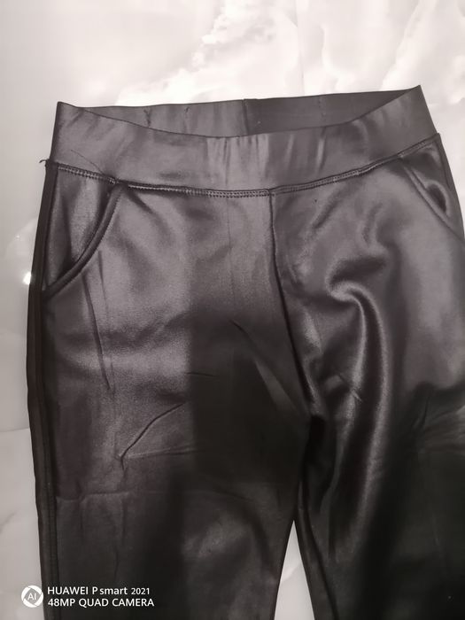 Colanți imitație piele