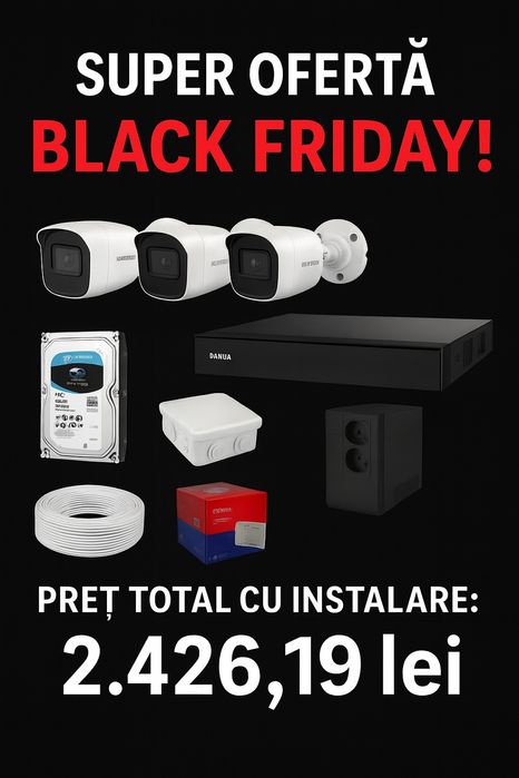 Instalez camere de supraveghere,sisteme antiefractie/Mentenanta pc.