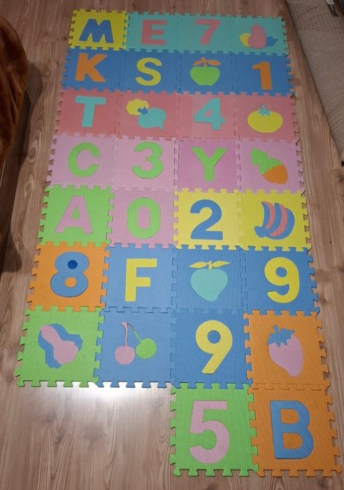 Covor puzzle din spuma