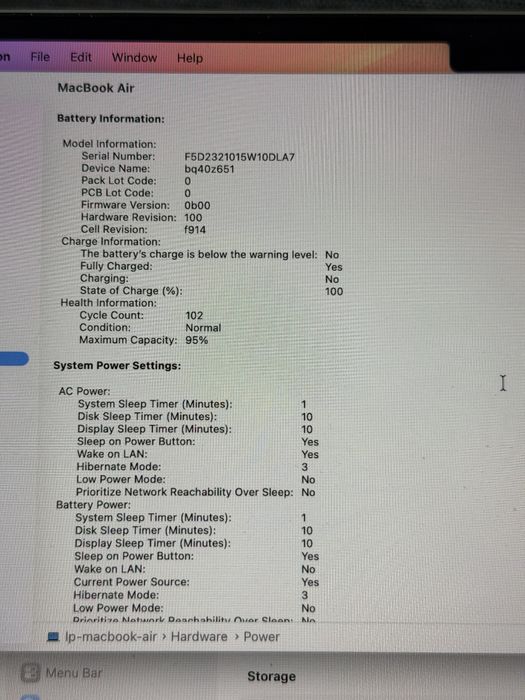 Apple Macbook Air M2 8GB 256GB