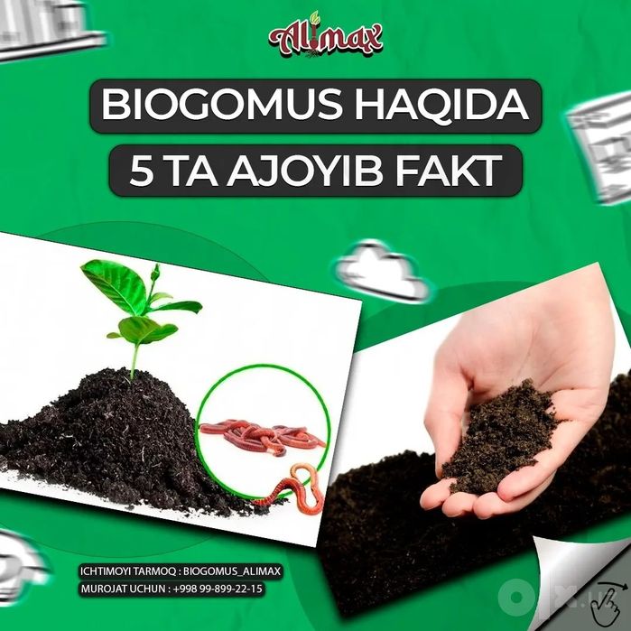 Biogumus  tabiiy!!!