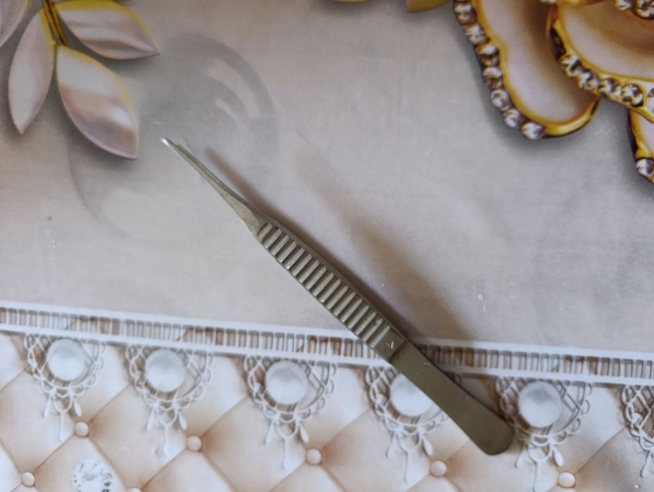 Пинцет медицинский 15см нержавейка