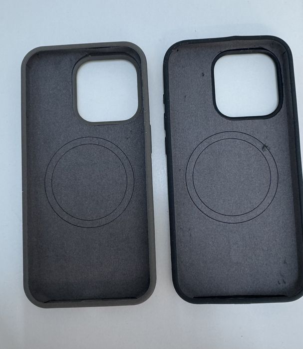 Husa Neagra Gri Magsafe pentru IPhone 15,15 Plus,15 Pro,15 Pro Max