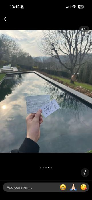 4 portofele goyard alb ( negociabil )